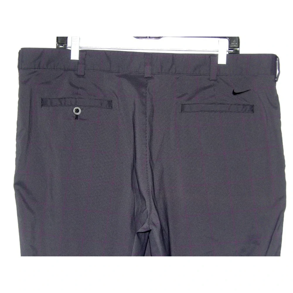 Nike Golf Dri-Fit Stretch Plaid Performance Straight Leg Pants Men's 38 X 30